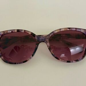 Coach Purple Tortoise Cat Eye Sunglasses Rose Gradient Lenses (HC8132)